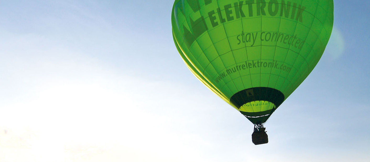 [Translate to Slovakia: Slovak [sk_SK]:] Murrelektronik Heißluftballon